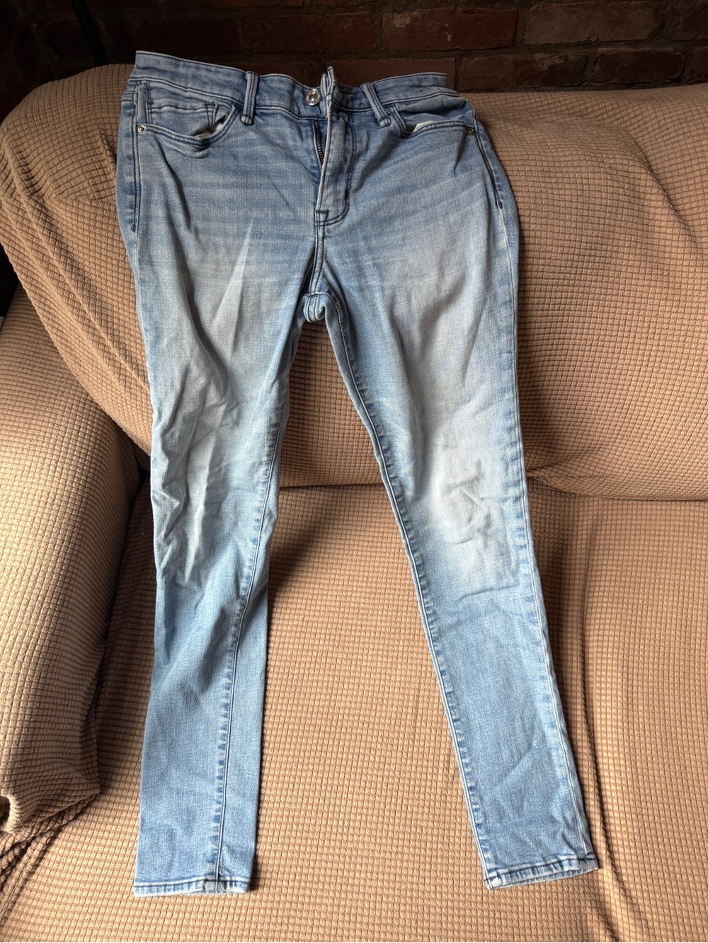 Abercrombie & Fitch Light Blue Skinny Jeans